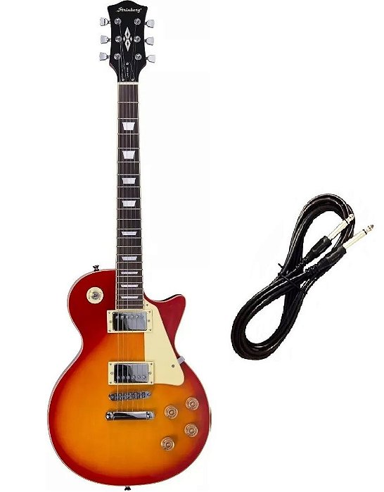 Guitarra Strinberg Les Paul LPS230 Cherry Cabo P10 Brinde