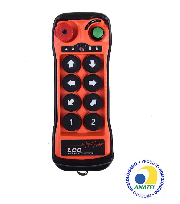 Controle Remoto Industrial 8 Botões 1 Estagio Q800-TX