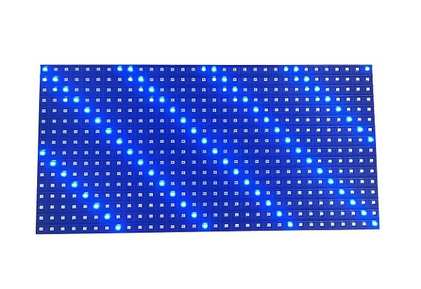 Modulo Painel LED P10 Azul 32x16cm HUB12 P10 (1R) Externo SMD K2990