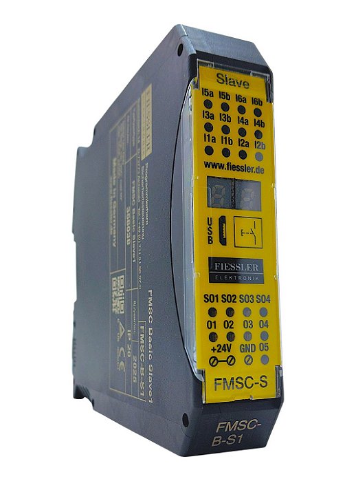 CLP de Segurança Modular FMSC-B-S1 BASIC Slave 1 Fiessler