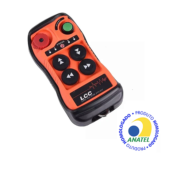 Controle Remoto Industrial 4 Botoes Dupla Velocidade Q404-TX