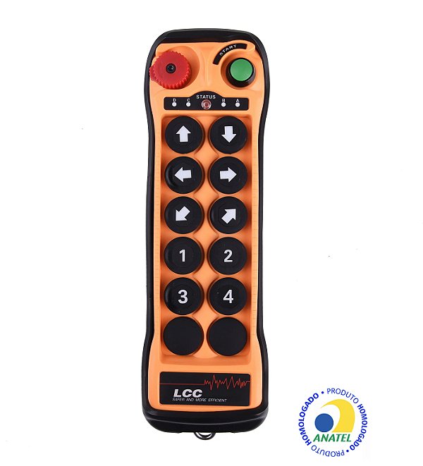 Controle Remoto Industrial Q1010 10 Botoes Dupla Velocidade