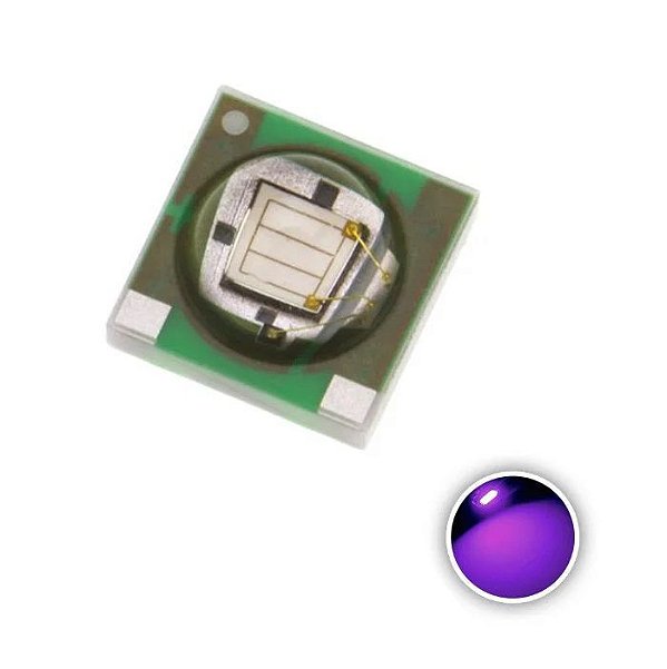Power LED 3W Ultra Violeta UV 365-370nm 3535 SMD K2368