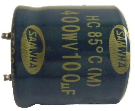 Capacitor Eletrolítico Rd 100uf/400v D25h25 85c PTH 100400