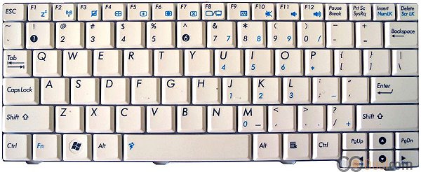 Teclado Asus Eeepc Mk90h Branco Po K0567