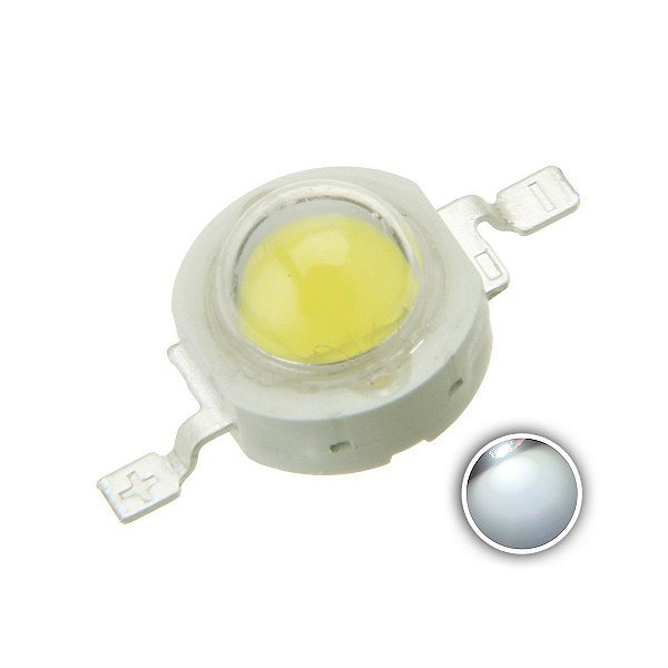 LED 1W Branco Frio 6000-6500K K1374 - DUALSHOP® | Impressoras 3D