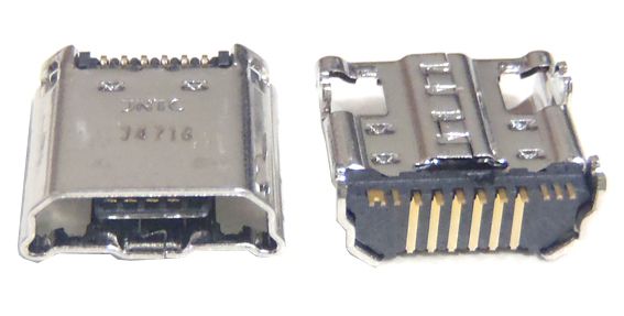 Conector Mini Usb Fêmea Compatível Com Galaxy Tab K1640