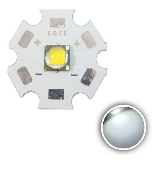 Power LED Cree XML 10W Branco Frio 6000K (T6) K1682