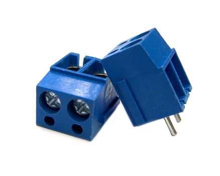 Borne 02 Vias Azul 5,0MM BR002A 119915