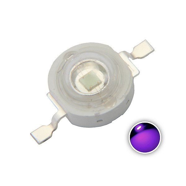 LED 3W Ultra Violeta UV 390-395nm K1946