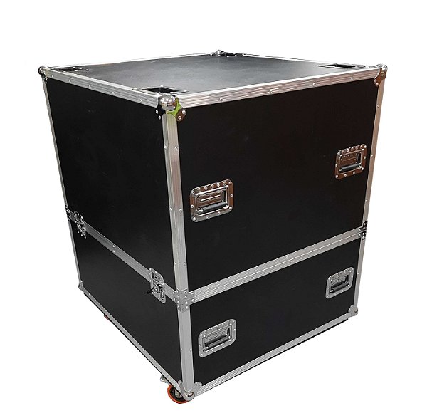 FLIGHT CASE PARA TRANSPORTE DE PAINEL LED 96X96CM 4 DIVISÕES K2604