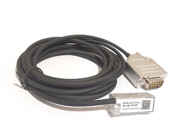 Encoder Linear Óptico Aberto 0.5um 3m DB9 Macho Fita RG-400