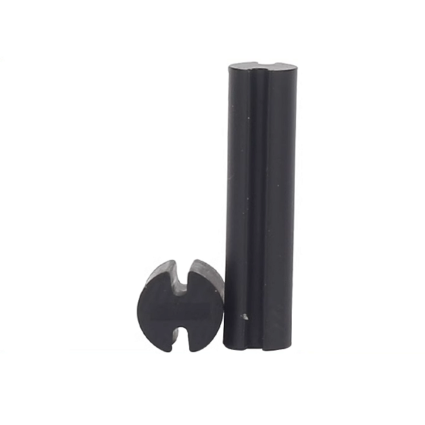Espaçador plástico para LED 3mm, comprimento 22mm, diâmetro 4mm, preto