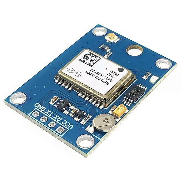 Módulo receptor GPS saída serial, conector pigtail, modelo NEO-6M