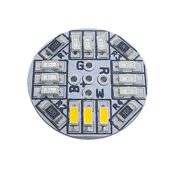 Modulo Power LED RGBW 1.4W 12Vcc Anodo FR4 K4048-W