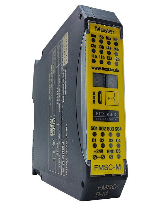 CLP de Segurança Modular FMSC-B-M Basic Master 24VCC Fiessler
