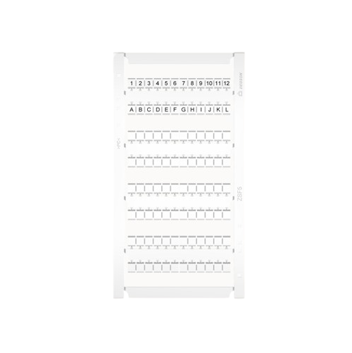 Identificação para Borne ZSF5 DS2.5 e DPD2.5 96 SEM impressão