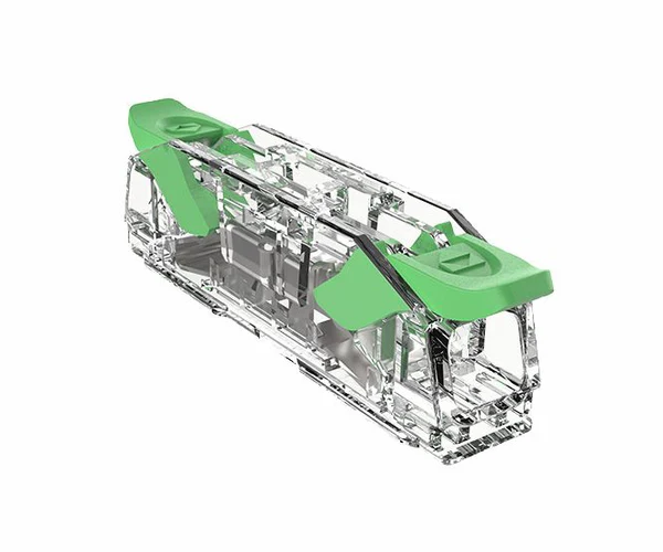 Bloco de Emenda Rapida Para Cabos até 4mm 1 Polo 2 furos 450V 32A