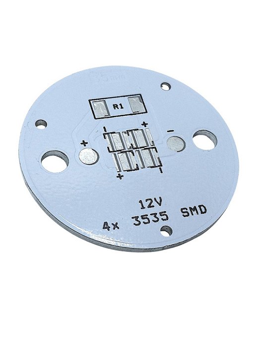 Placa MCPCB para 4 LEDs 3535 35mm 12V 054591