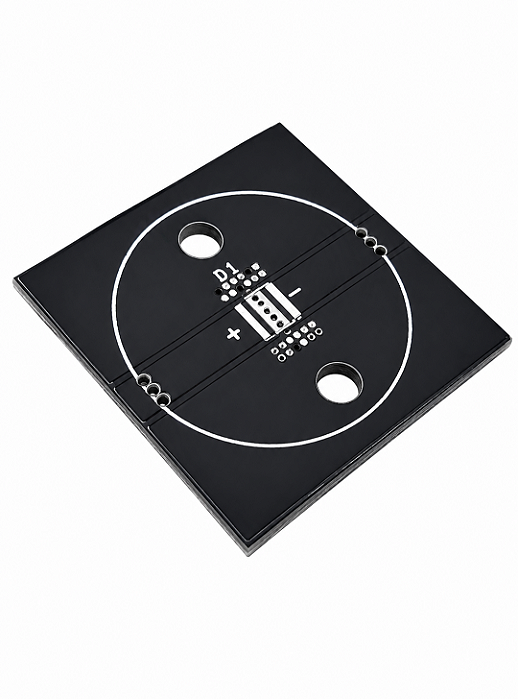 Placa Para 1 LED 3535 25x25mm FR4 Vias Metalizadas 046122