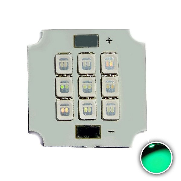 Modulo Power LED 10W Verde Ciano K2815