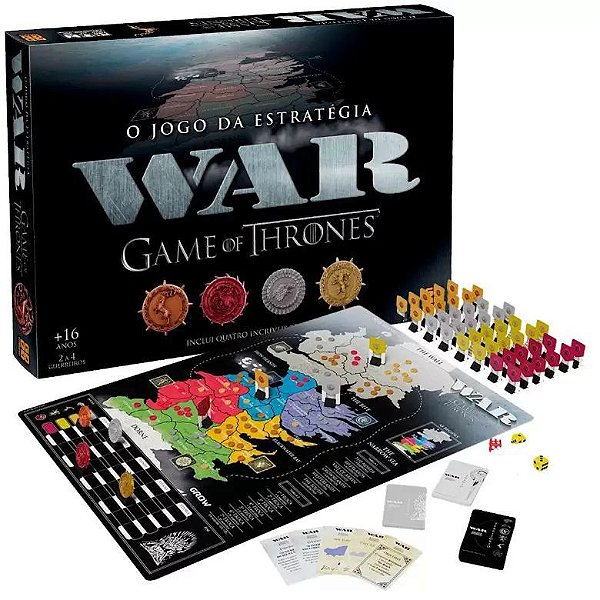 Jogo War Game of Thrones Grow - Kiko Brinquedos