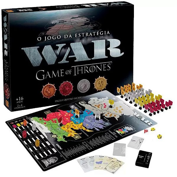 Jogo War Tabuleiro O Jogo da Estratégia - War Edição Especial Grow