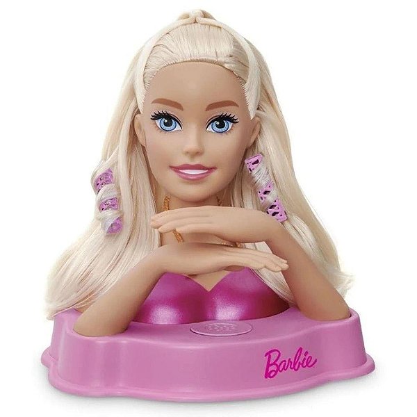 Barbie Busto Styling Head Core com 12 Frases e acessórios