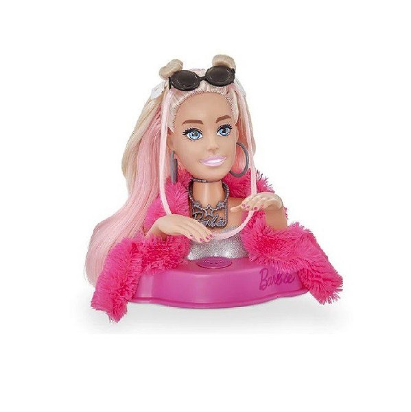 Barbie Busto Extra Styling Head c/ 12 Frases e acessórios