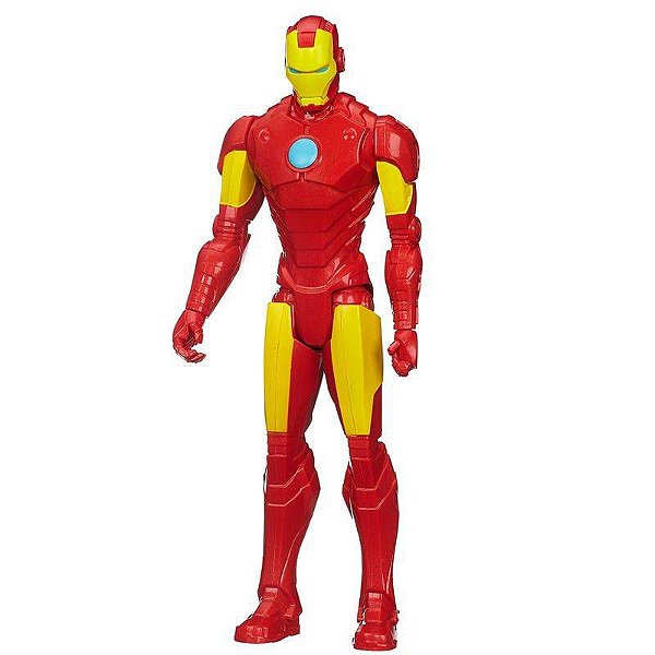 Boneco Avengers Iron Man Homen de Ferro Titan Hero 30 cm