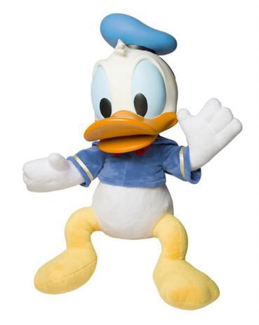 Boneco Pato Donald Pelúcia e Vinil Disney Baby Brink