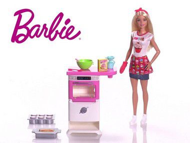 Boneca Barbie Cozinhando e Criando - Chef Bolinhos - Kiko Brinquedos