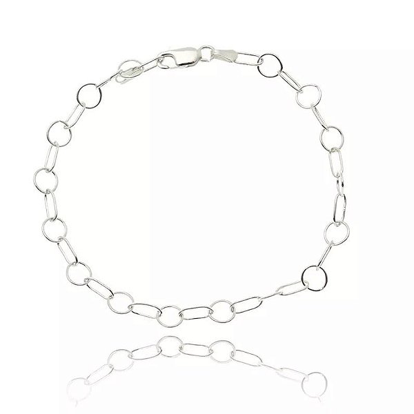 Pulseira de Prata Elos - 05092