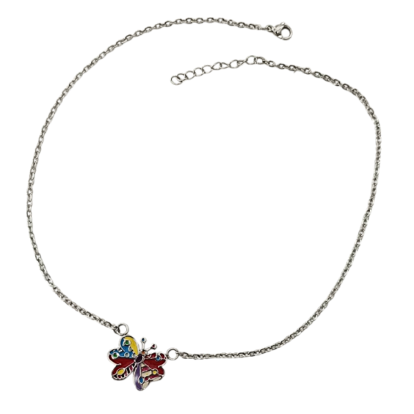 Colar Choker Butterfly Colors