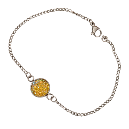 Pulseira de Aço Antialérgico Druza Solarium