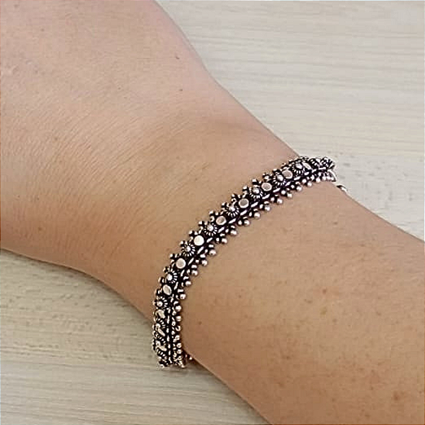 Pulseira Taturana Pikun Bali em Prata 925