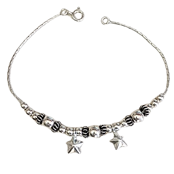 Pulseira Bali Estrelas em Prata 925