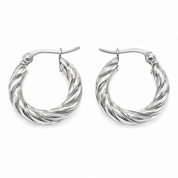 Brinco Argola Aço Cirúrgico Torcin Delicada
