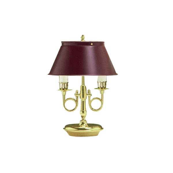 Abajur Mini Inglês 2 Braços Torcidos Dourado Vintage Cúpula Bivolt 38cm de Altura Golden E-27 M008 Quartos e Salas