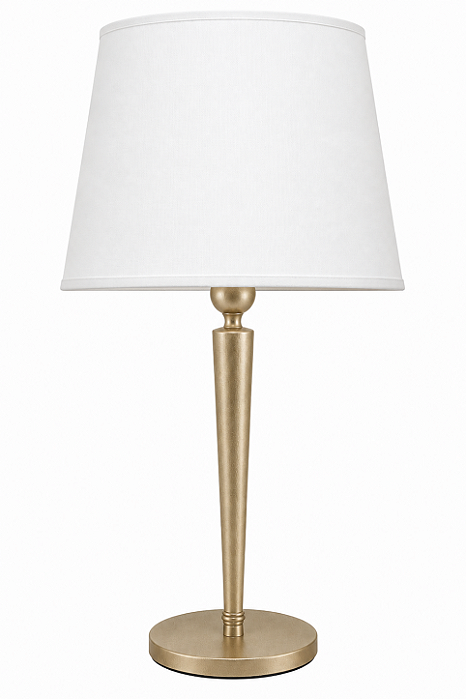 Abajur Alumínio Cromado Cúpula Cônica Tecido Bivolt 63cm de Altura Eclipse Golden Art E-27 M088 Criados-mudos e Salas