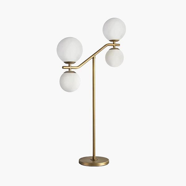 Abajur Golden Art M1865-4 ESCORREGADOR Esfera de Vidro Moderna 4 SOQ. G9 4xG9 61 cm