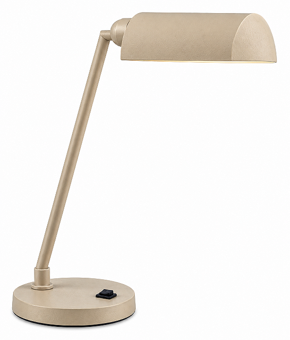 (Pintura) Abajur Luminária Mesa Golden Art M683 Inclinada Calha Alumínio Bivolt 40cm de Altura Desk E-27 Escritórios e Quartos