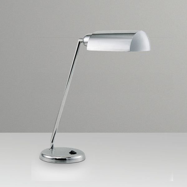 Abajur Luminária de Mesa Inclinada Calha Alumínio Bivolt 40cm de Altura Desk Golden Art E-27 M683 Escritórios e Quartos