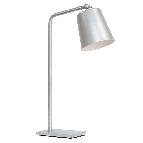 Abajur Luminária de Mesa Alumínio Bivolt Estudo 60cm de Altura Brida Golden Art G9 M760 Cabeceiras e Mesas