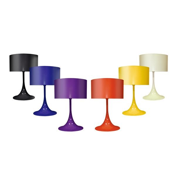 Abajur Plástico Colorido Preto Cúpula Bivolt 70cm de Altura Mistt Golden Art E-27 M899 Criados-mudos e Salas