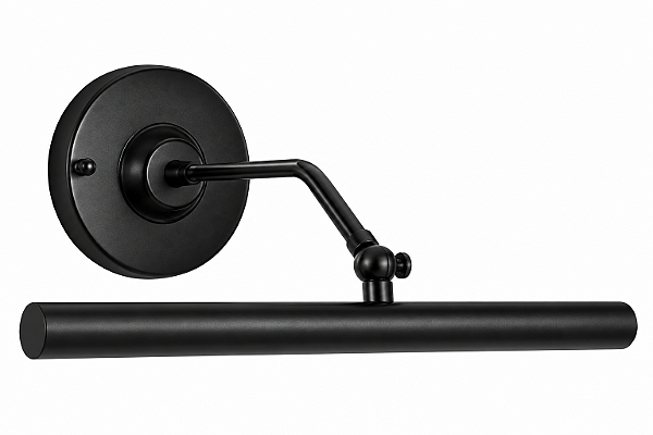 (Pintura) Arandela Golden Art P303PI Espelho Quadro Tubular Cúpula Calha 30cm G9 Banheiros e Salas