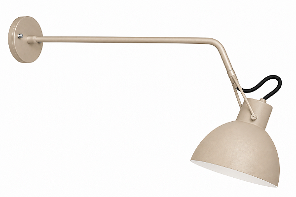 Arandela Seed Golden Art P893-B-50 Haste Direcionável Metal 9,5x50cm 1x Lâmpada E27 Bivolt Mesas e Balcões