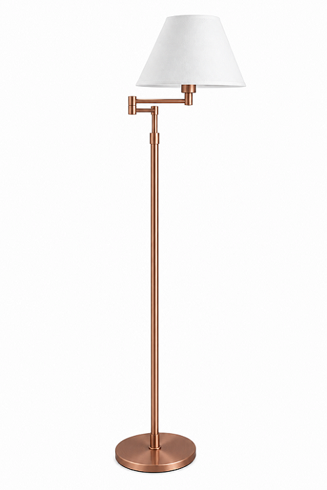 (Pintura ) Coluna de Iluminação Golden Art Carol Telescópica Braço Articulado 130 a 175cm C233PI