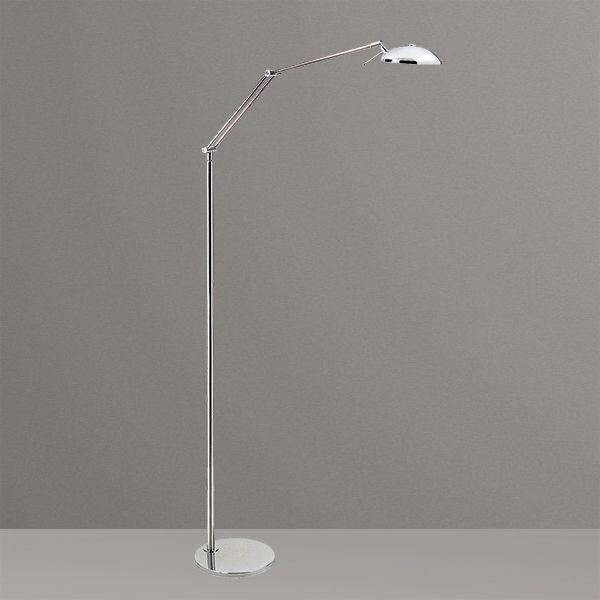 Coluna Luminária de Chão Articulada Alumínio Calha Pixar Bivolt 1,30m de Altura Juliy Golden Art G9 C680 Salas e Hall