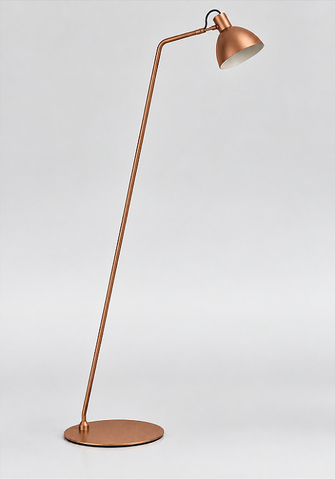 Coluna Seed Inclinada Cupula Sino Metal 130x30cm Golden Art C893 1x E27 Bivolt Salas e Quartos
